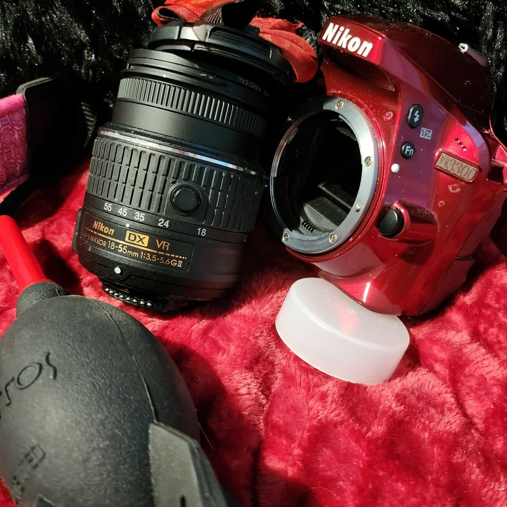 Nikon D3200 Red Digital Camera